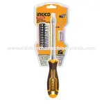 Ingco | 12 Pcs Flexible Shaft Screwdriver Set (AKSDFL1208)
