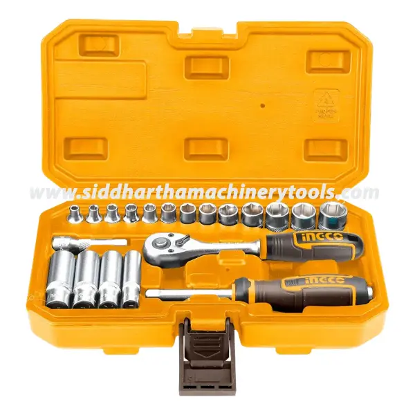 Ingco | 20 Pcs 1/4" Socket Set (HKTS14201)