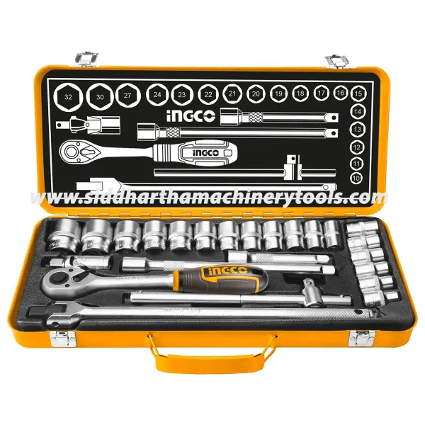 Ingco | 24 Pcs 1/2" Socket Set (HKTS12242)