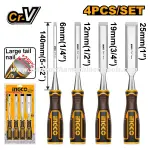 Ingco | 4 Pcs Wood Chisel Set (HKTWC0401)