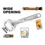 Ingco | Adjustable wrench (HADW131062) - 6 inch