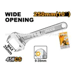Ingco | Adjustable wrench (HADW131102) - 10 inch
