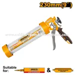 Ingco | Aluminum Caulking Gun (HCG0109) - 9 inch