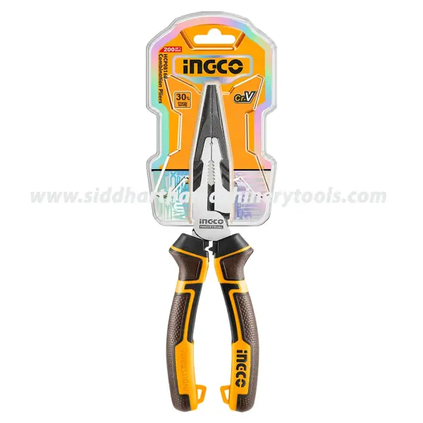 Ingco | High Leverage Long Nose Pliers (HHLNP28160) - 6 inch