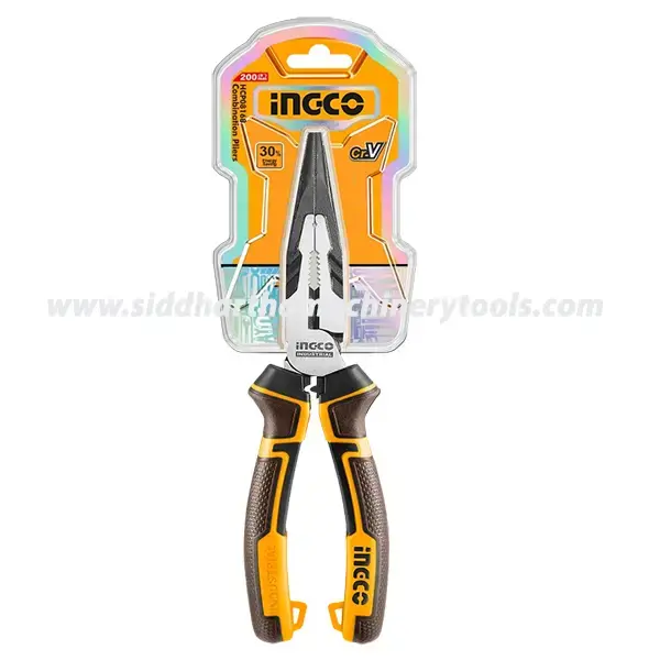 Ingco | High Leverage Long Nose Pliers (HHLNP28200) - 8 inch