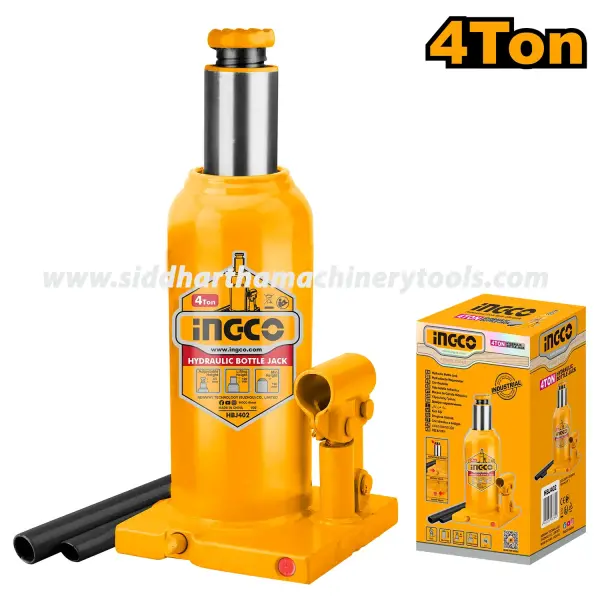 Ingco | Hydraulic Bottle Jack (HBJ402) - 4 Ton