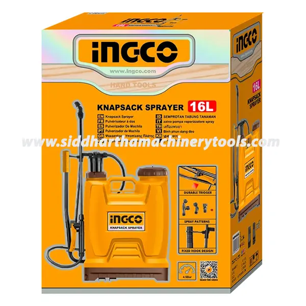Ingco | Knapsack sprayer (HSPP41602) - 16 L