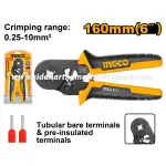 Ingco | Ratchet Crimping Plier (HRCPG05210) - 6 inch